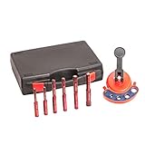 SIEGER Profi Fliesenbohrer Set | für Akkuschrauber und Bohrmaschine mit Sechskant-Aufnahme | mit Spezialkühlwachs integriert | für Beton Granit Feinsteinzeug Fliesen Kacheln Stein |