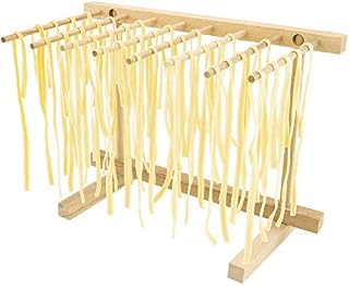 Southern Homewares Collapsible Wooden Pasta Drying Rack Natural Beechwood, One Size, Brown