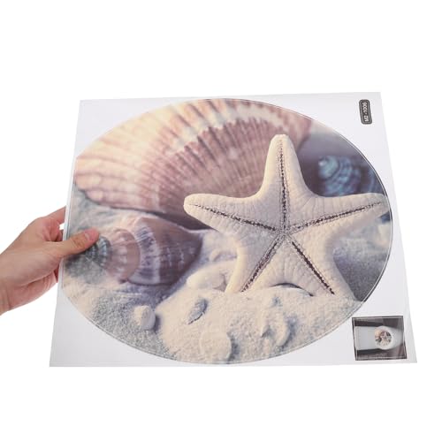 Calcomanía para inodoro de PVC lavable que decora sin dejar residuos 4