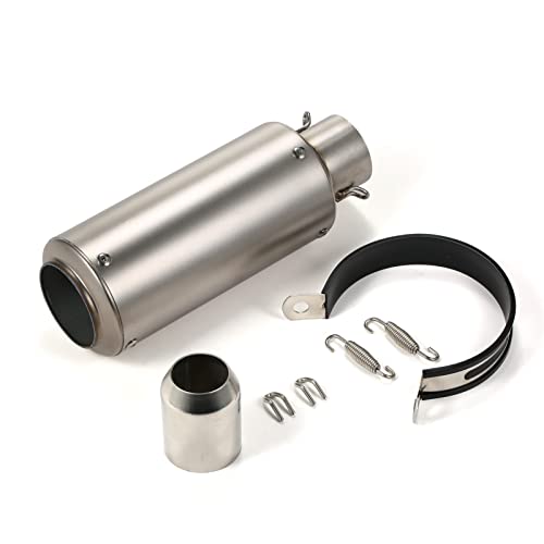 Mulcort Silenciador de Tubo de Escape Universal para Motocicleta de 38 51mm Apto para Motocicletas ATV