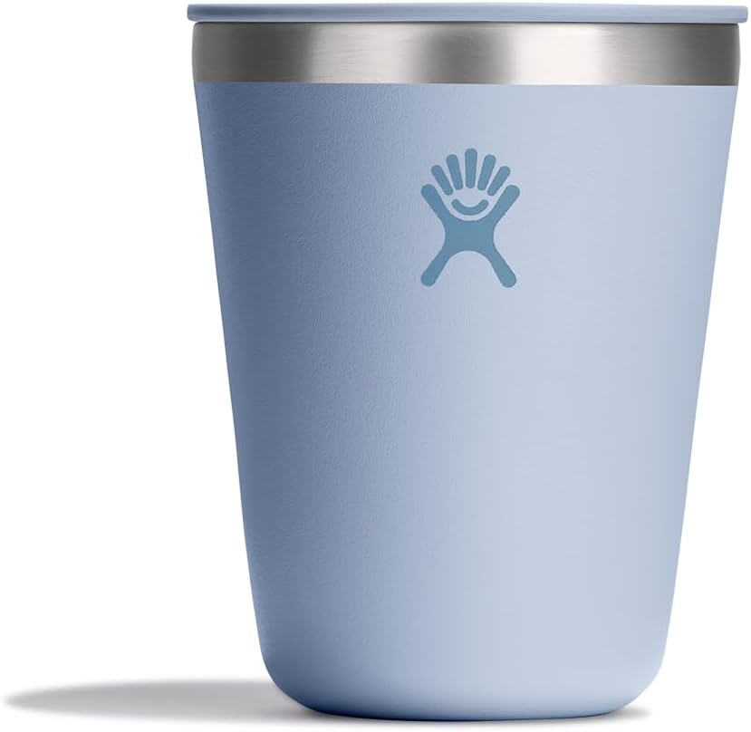 Hydro Flask 12 Oz Outdoor Coffee Tumbler – Stainless Steel Insulated Travel Cup – Camping Mug Surf Blue