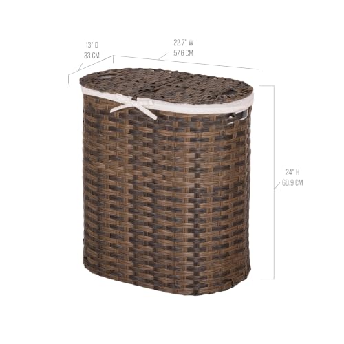 Seville-Classics-Premium-Handwoven-Portable-Laundry-Bin-Basket-with-Carrying-Handles-Household-Storage-for-Clothes-Linens-Sheets-Mocha-Brown-Oval-Hamper