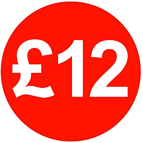30mm Price Stickers Pack of 1000 - Red - £12 — image 1