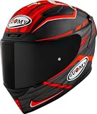 Suomy TX-Pro Johnson Replica E06 Casco, nero opaco/rosso, XL (61/62)