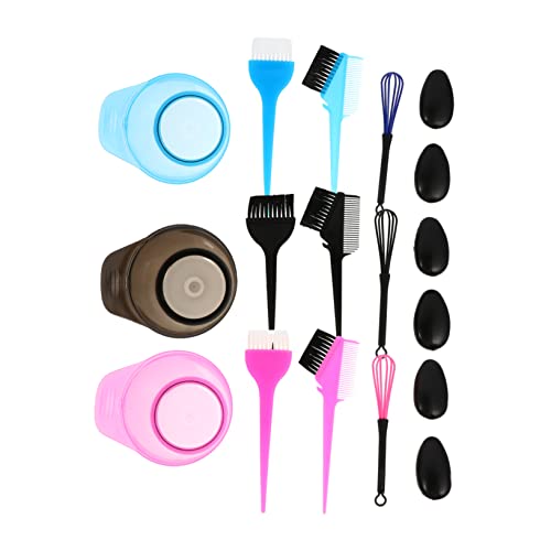 VICASKY Hair Coloring Kit 5-piece Set Dyeing Tools Brush Comb Mixing Bowl Kit for Professional Diy Use