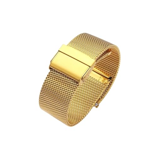 Correa de reloj, Correas de reloj for hombre de 16/18/20/22 mm, malla metálica de acero inoxidable for mujer(16mm)