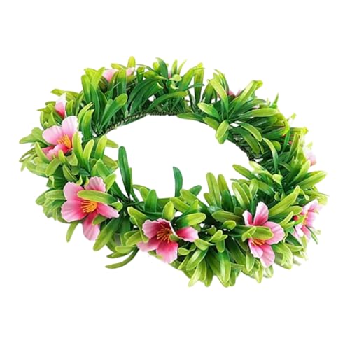 DLOULP Fashionable Simulated Floral Crowns with Detailed Petals Props for Various Outfits Hair Decoration Photography Accessory
