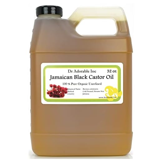 Dr Adorable Jamaican Black Castor Oil Natural Pure Organic Strengthen Grow & Restore Hair Care 32 oz
