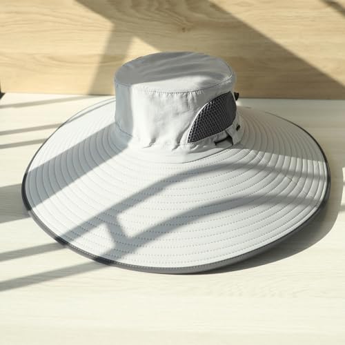 KAICAILA Chapéu de sol de aba larga para homens e mulheres proteção UV ventilado ao ar livre chapéus