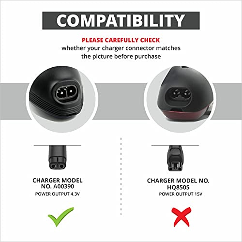 Image of 4.3V USB Charging Cable Compatible With Philips Trimmers & Shavers| A00390 Replacement Charger (Complete list of compatible models in bullet point) BK MG3730