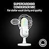 Razer Seiren V3 Chroma - RGB USB Microphone - Supercardioid Condenser Microphone with Tap-to-Mute (Reactive Lighting, Digital Gain Limiter and Integrated Shock Absorber) White #3