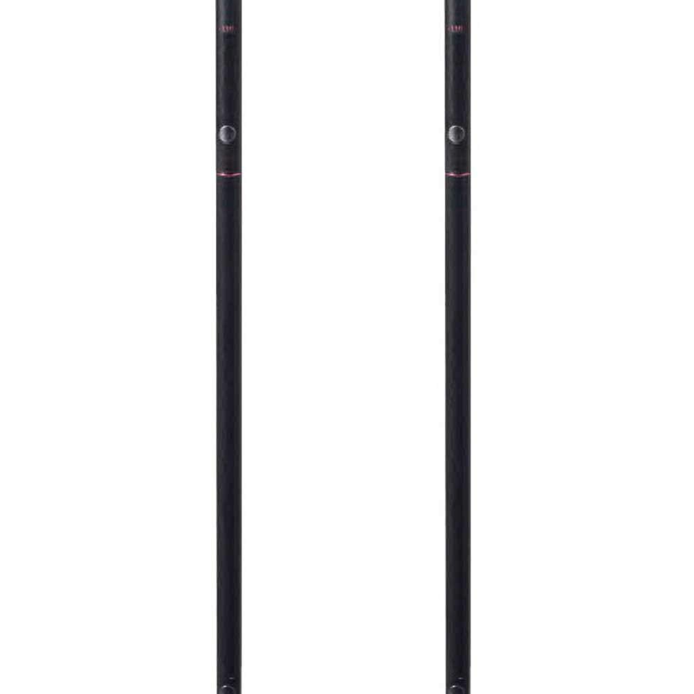 Komperdell Unisex – kij składany dla dorosłych Carbon FXP.4 Exp. Vario kij trekkingowy, czarny, 105-125 cm