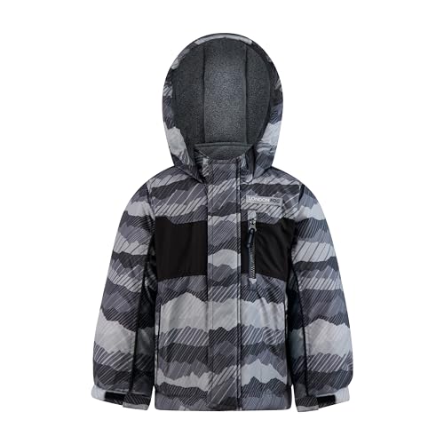 Image of LONDON FOG Boys' 3-piece Snowsuit Insulated Winter Jacket Snow Pants Skibib and Beanie