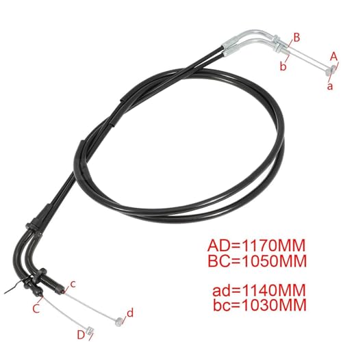 Câble d'accélérateur de moto Yamaha XVS1100 V-Star Midnight Custom 2005-2009 - 2