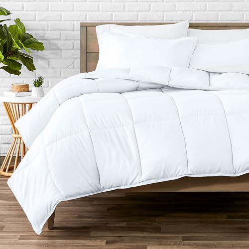 Image of Bare Home Comforter Set - Oversized Queen - Goose Down Alternative - Ultra-Soft - Premium 1800 Series - All Season Warmth (Oversized Queen, White)