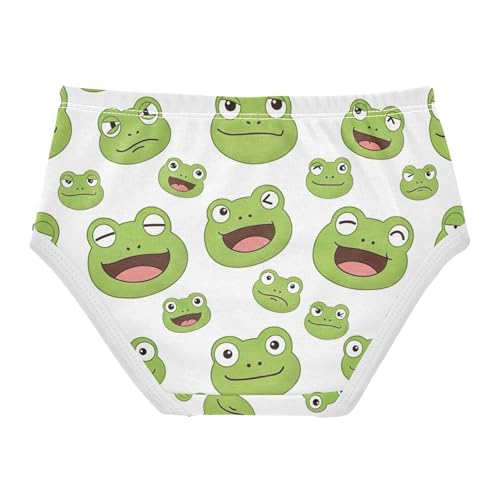 Cute Cartoon Green Frogs White Toddlers Underwear Floral 2t Cotton Panties for Girl Animals Undies Kids Briefs2