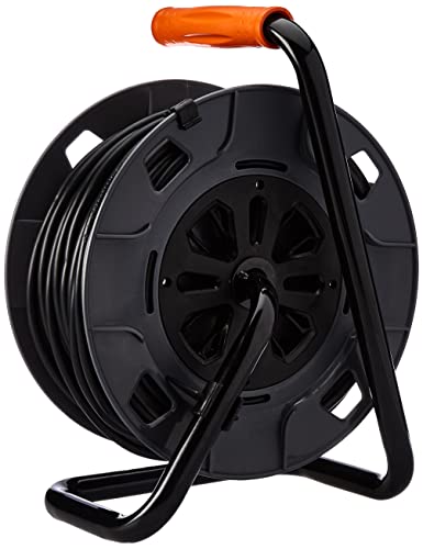 zenitech enrouleur 4 prises ho5vv f 3g1mm² 25m + coupe circuit & enrouleur ménager 15m 3g1 mm² anis zenitech