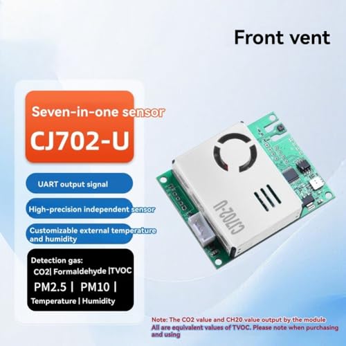 Capteur CO2 PM2.5 CH2O TVOC humidité module détection air intérieur - 3