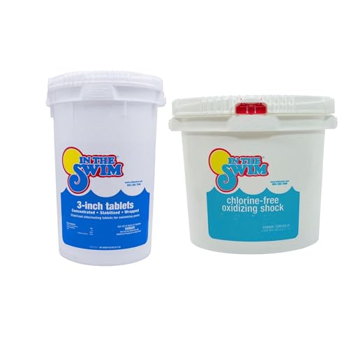 Image of In The Swim Chlorine-Free Shock and Chlorine Tablets Exra Large Bundle