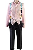 Ya-cos Cosplay Shirt Suspender Rei/Juuzou/Juzo Suzuya Costume Full Set Attire Outfit Pink