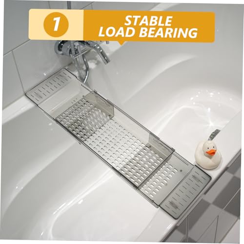 Étagère extensible de salle de bain avec support de rangement multifonction