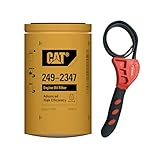 Caterpillar 249-2347 Engine Oil Filter Advanced High Efficiency w/IHD Strap Wrench Bundle (1)