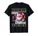 Musik Ugly Weihnachtspullover Pulli mit Katzen DJ
