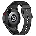 MOTONG For Samsung Galaxy Watch 5 Replacement Band Replacement Silicone Wrist Watch Strap Band For Samsung Galaxy Watch 5/4 40MM / 44MM(Silicone Black)