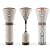 HAMLER Patio Heater Covers, Outdoor Heater Covers Waterproof with Zipper, Outdoor Patio Heater Cover Fits up to 89"H x 33"W x 19"W, Heavy Duty Heater Covers for Standing Heater, Brown & Beige