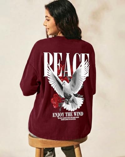 Image of AUSK Womens Cotton T-Shirts || Oversized T Shirts