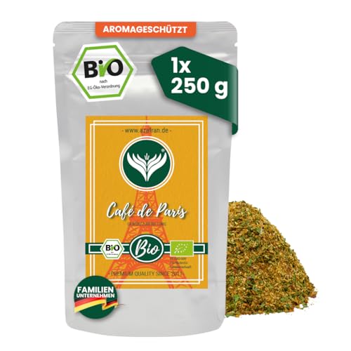 Azafran Bio Cafe de Paris Gewürz für Butter oder Sauce, Dip Gewürzzubereitung 250g