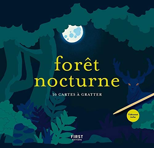 Forêt nocturne - 10 cartes à gratter PDF Ebook En Ligne