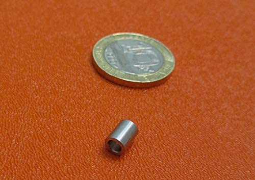 18-8 Stainless Steel Spacer Unthreaded No 4 Screw Size x .187" OD x .115" ID x .250" Length 10 Pcs
