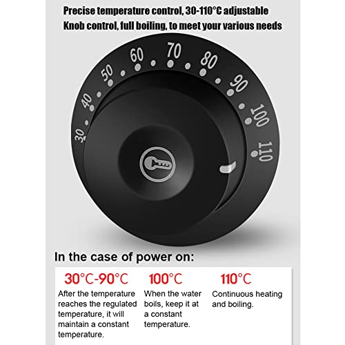 Elektrische Verwarming Warm Water Urn, Commerciële Roestvrij Staal 30-110℃ Verstelbare Temperatuur Isolatie Vat… - Afbeelding 7