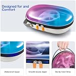 AWINNER Compatible for Meta Quest 3 Case,Hard Carrying Bag VR Headset Accessories,Ultra-Sleek Colorful Design for Travel (Gradient Color)