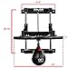 Valor Fitness CA-2 Adjustable 1” Boxing Speed Bag Platform with Wheel Crank for Easy Adjustment, Speed Bag Included