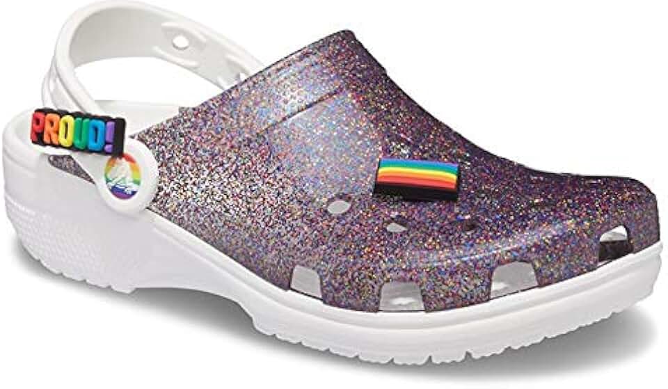 glitter crocs