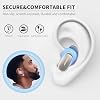 [3 Pares] Cubiertas de Puntas para Audífonos Bose QuietComfort Earbuds II y Bose QuietComfort Ultra Earbuds, Puntas Deportivas de Silicona Antideslizantes WOFRO Antirrayas (S/M/L) - Azul 6