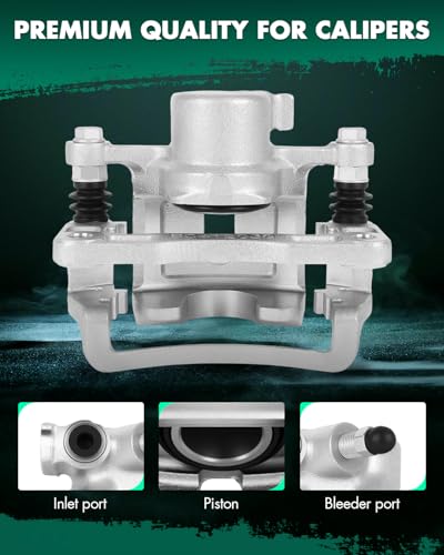 Image of SCITOO - Rear Disc Brake Calipers Assembly w /Bracket For Chevy,For GMC,For Pontiac,For Saturn Models - For Captiva Sport,For Equinox,For Terrain,For Torrent,For Vue 18B5040 18B5041