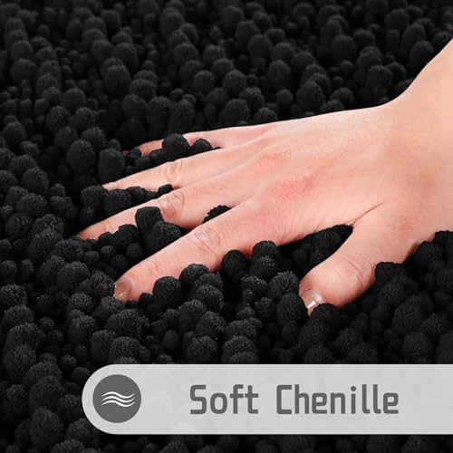 image for Yimobra Bathroom Runner Rug Mat 60.2 x 24, Non-Slip Soft Shaggy and Co