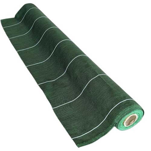 Vente au mètre/Largeur 2,07m / Toile Bache de paillage tissée Anti-Mauvaises Herbes 130g/m2
