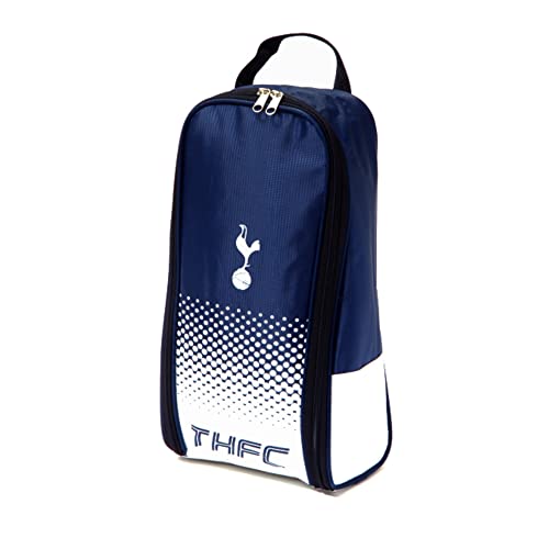 Tottenham Hotspur FC Official Crest Design Fade Sports Shoe Bag (One Size) (Navy/White)