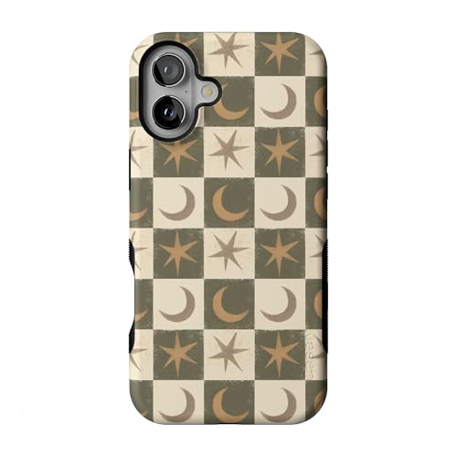 Casely iPhone 16 Plus Case | Mystic Moonstar | Green Celestial | Bold Protective Design | MagSafe Compatible Design