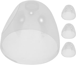 Baby Bottle Replacement Caps 4pcs Clear Feeding Bottles Caps Baby Milk Bottle Dust Covers Baby Bottle for Plastic and Glass Baby Feeding Bottles