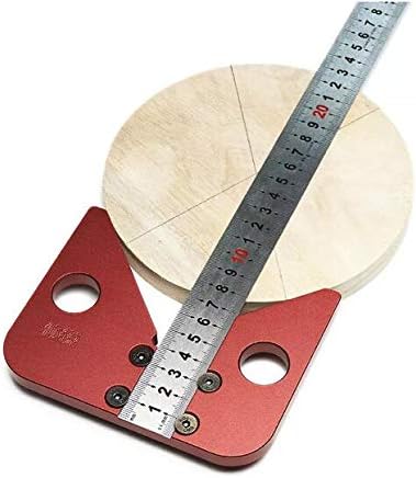 PannowWoodworking Center Scriber 45 Degrees Angle Line Caliber Ruler Wood Measuring Scribe Tool