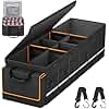 Car Trunk Organizer and Storage with Lid & Removable Leakproof Cooler Bag, Car Accessories 6 Removable Dividers for Custom Space, Collapsible Large Trunk Organizers Interior for SUV Sendan with Cover