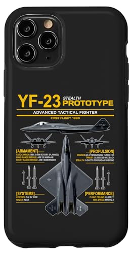 YF-23 �X�e���X�퓬�@ �~���^���[ �W�F�b�g�d�l �C���t�H�O���t�B�b�N �C�G���[ �X�}�z�P�[�X iPhone 11 Pro �p