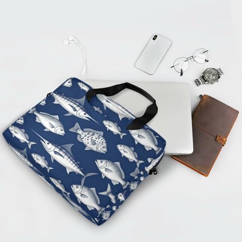 Bolso Maletín Portátil para Laptop 15.6" Azul miniatura 7