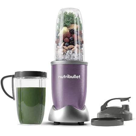 NutriBullet Pro 900 Watt Hi-Speed Blender/Mixer Twist and Blend 9-Piece Set (Lilac)