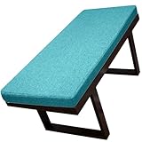 Design antiscivolo: il nostro cuscino per panca vanta un retro a doppia protezione con particelle di gomma antiscivolo uniche e cinghie regolabili, garantendo che rimanga saldamente in posizione sui mobili. Mantiene la sua forma e comfort con un uso prolungato. Le opzioni di personalizzazione sono disponibili se si preferisce un design senza cinghie o supporto. Ideale per migliorare l'arredamento della tua casa!